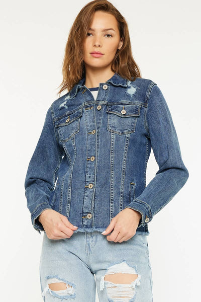 Kan Can trucker denim jean jacket