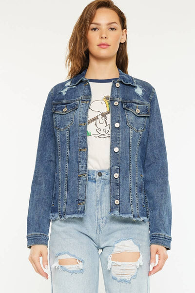 Kan Can trucker denim jean jacket
