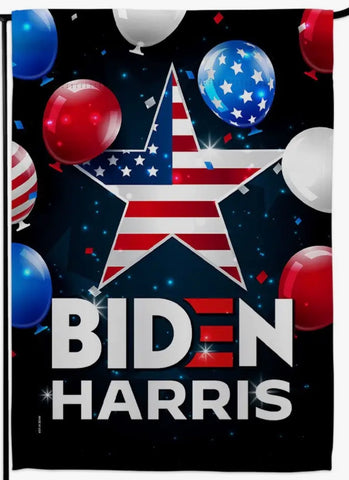 Biden Harris Garden Flag