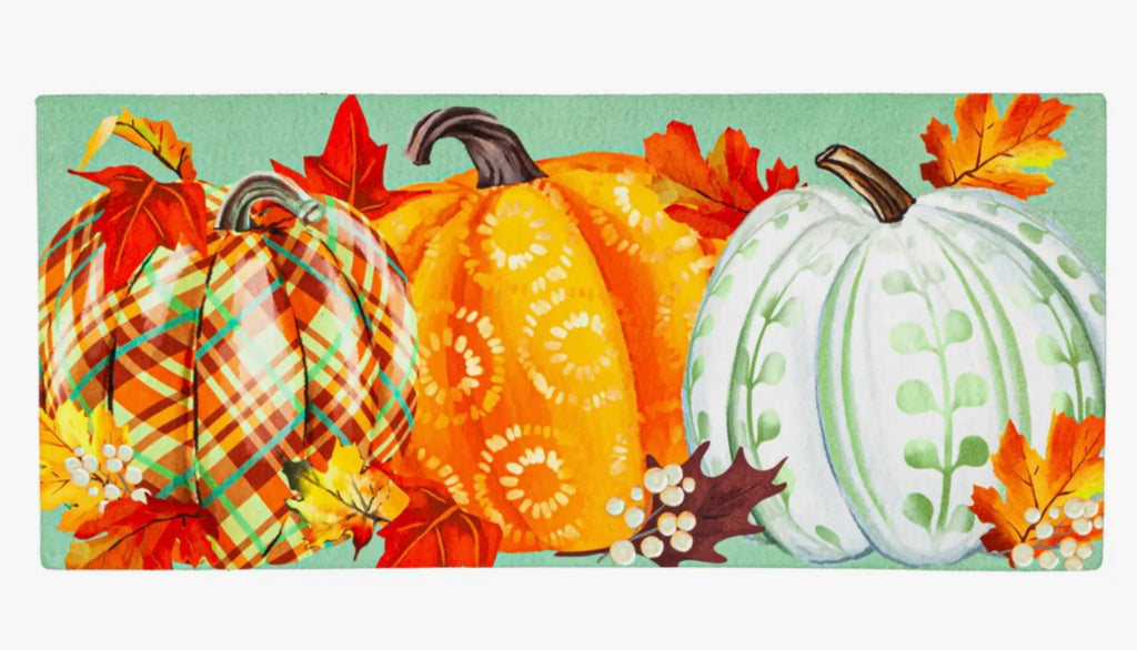 Painted Fall Pumpkins Sassafras Switch Mat