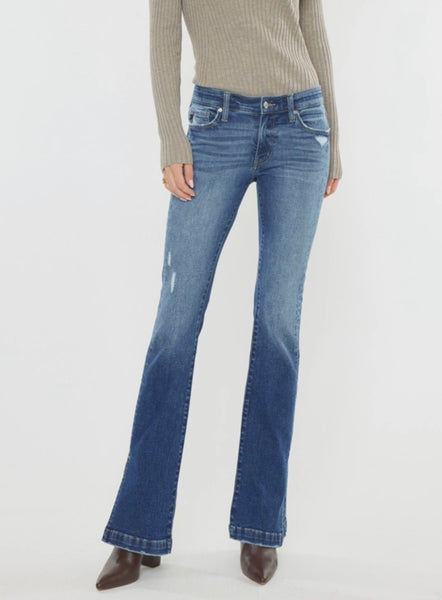 LOW RISE SIDE PANEL BOOTCUT KanCan JEAN