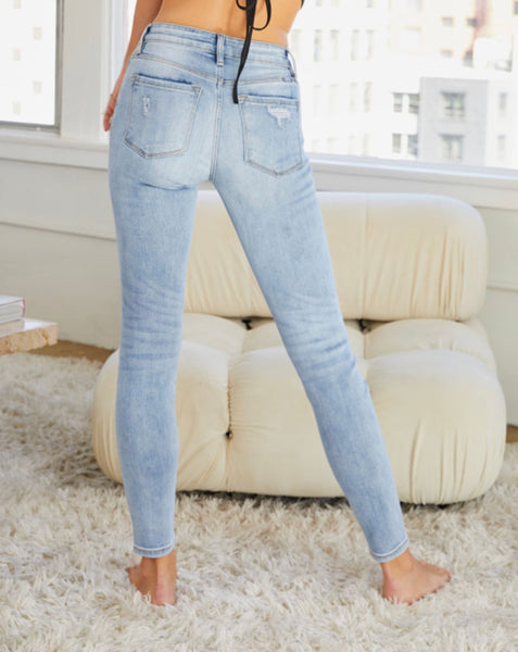 KanCan patch denim jean