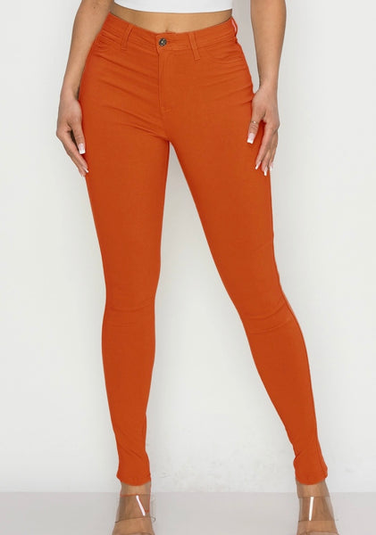 Rust Stretch Jeans