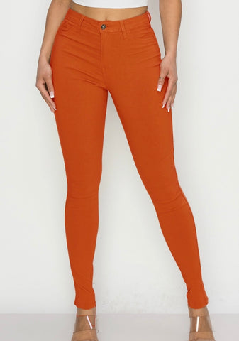 Rust Stretch Jeans