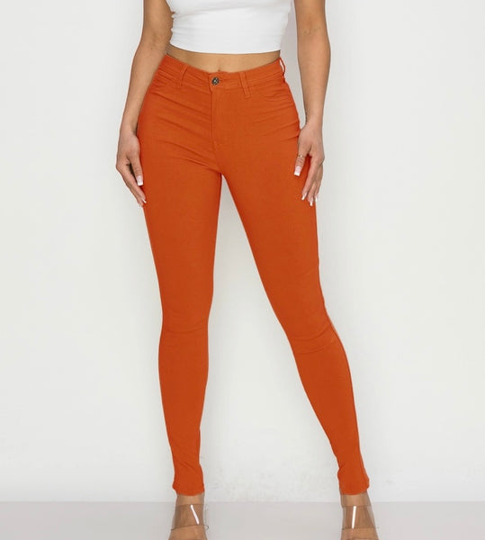 Rust Stretch Jeans