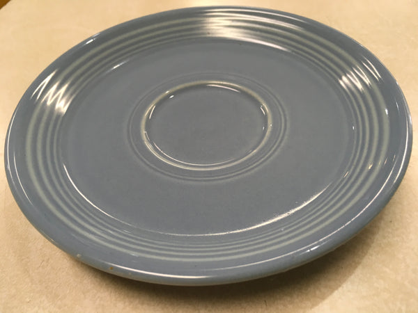 Fiesta blue peacock periwinkle saucer plate Estate