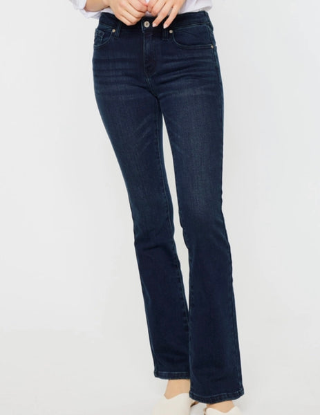 Dark Denim KanCan fleece lined jeans