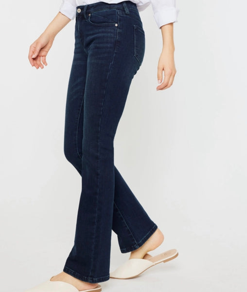 Dark Denim KanCan fleece lined jeans