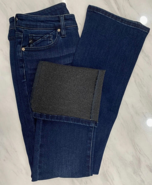 Dark Denim KanCan fleece lined jeans