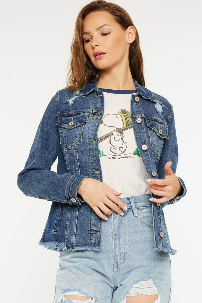 Kan Can trucker denim jean jacket