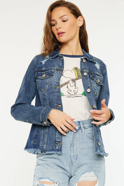Kan Can trucker denim jean jacket