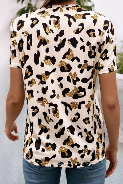 Leopard Print Casual Shirt