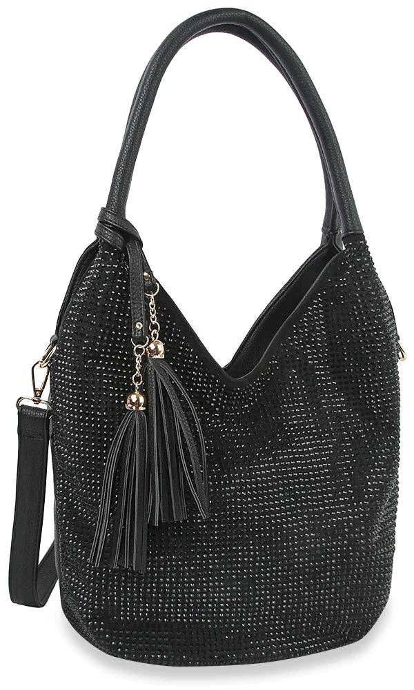 Black Stunning Sparkle Handbag