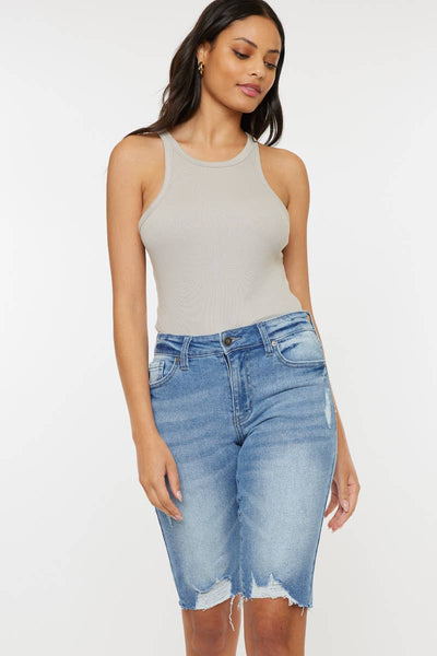 KanCan Bermuda Denim Shorts