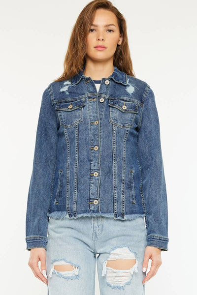 Kan Can trucker denim jean jacket