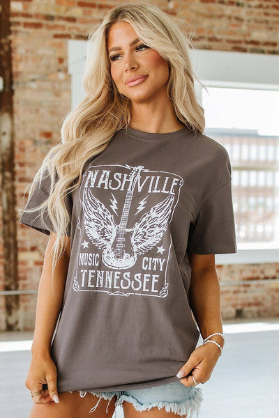 Nashville Gray Graphic Tee