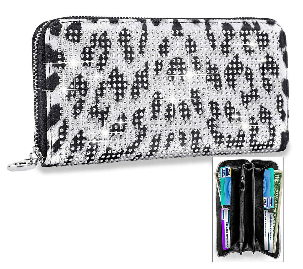 Sparkling Animal Print Wallet