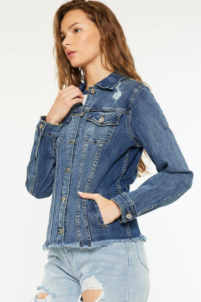 Kan Can trucker denim jean jacket