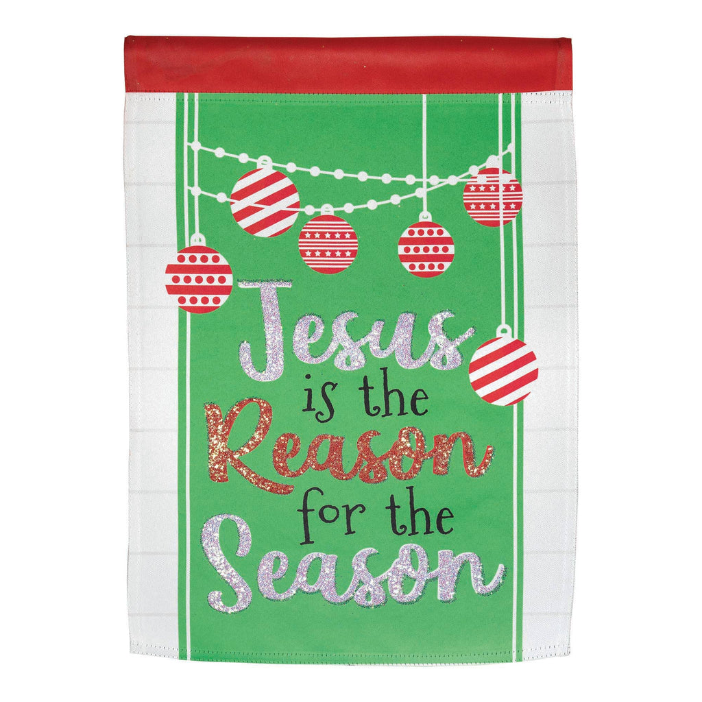 JESUS IS THE REASON garden flag