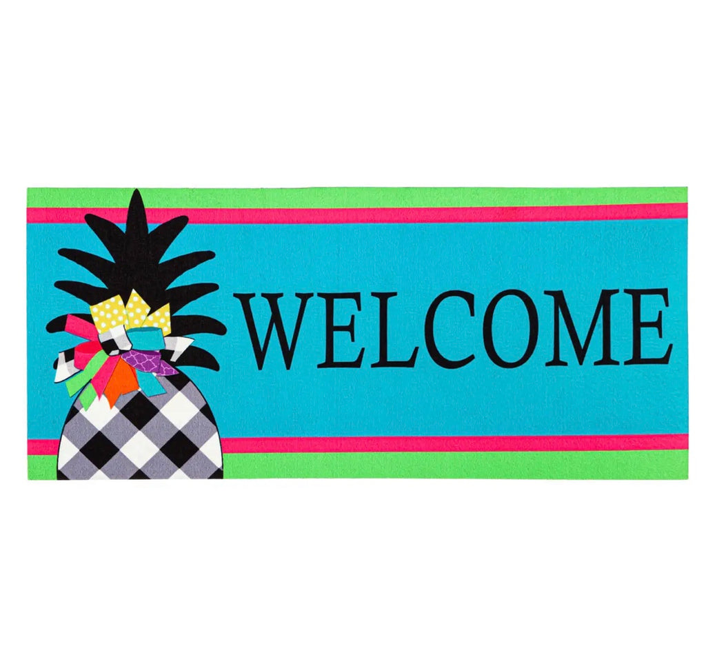 Black and White Pineapple Sassafras Switch Mat