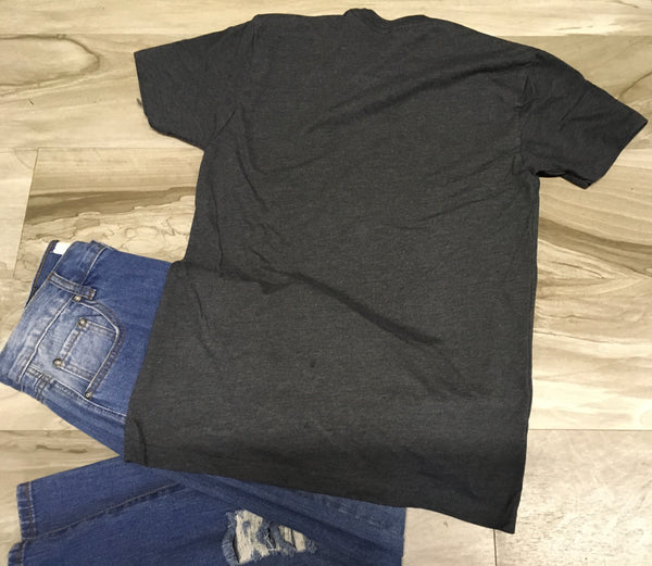 Happy Easter Bunnies Dark Gray Charcoal T-shirt