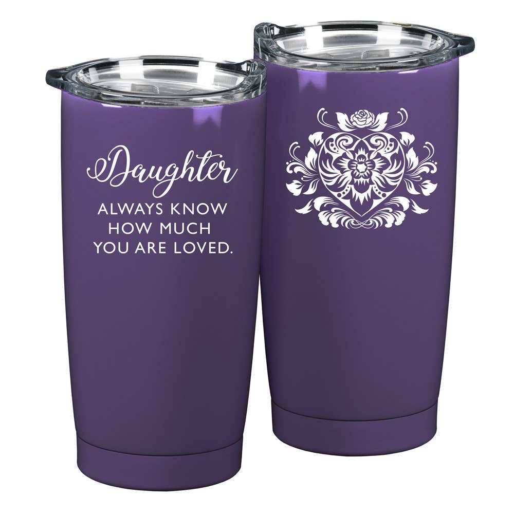 Daughter Purple Stainless Steel Tumbler