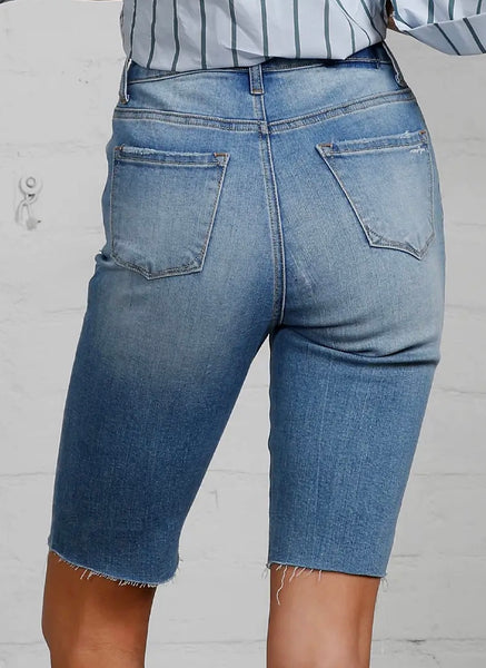 Insane Gene Raw Hem Jean Shorts