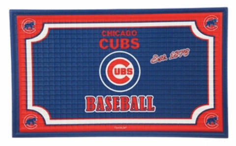 Chicago Cubs Embossed Door Mat