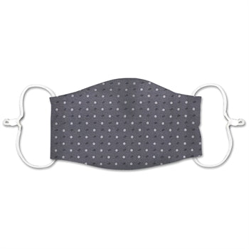 Gray polka dot Adult Cotton Face Mask