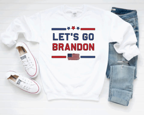 White Brandon Sweatshirt
