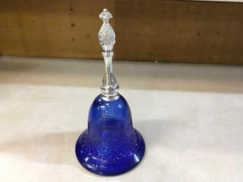 Vintage Cobalt blue Avon glass bell preowned