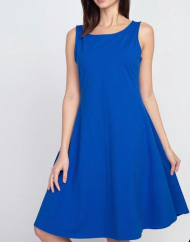Royal blue dress