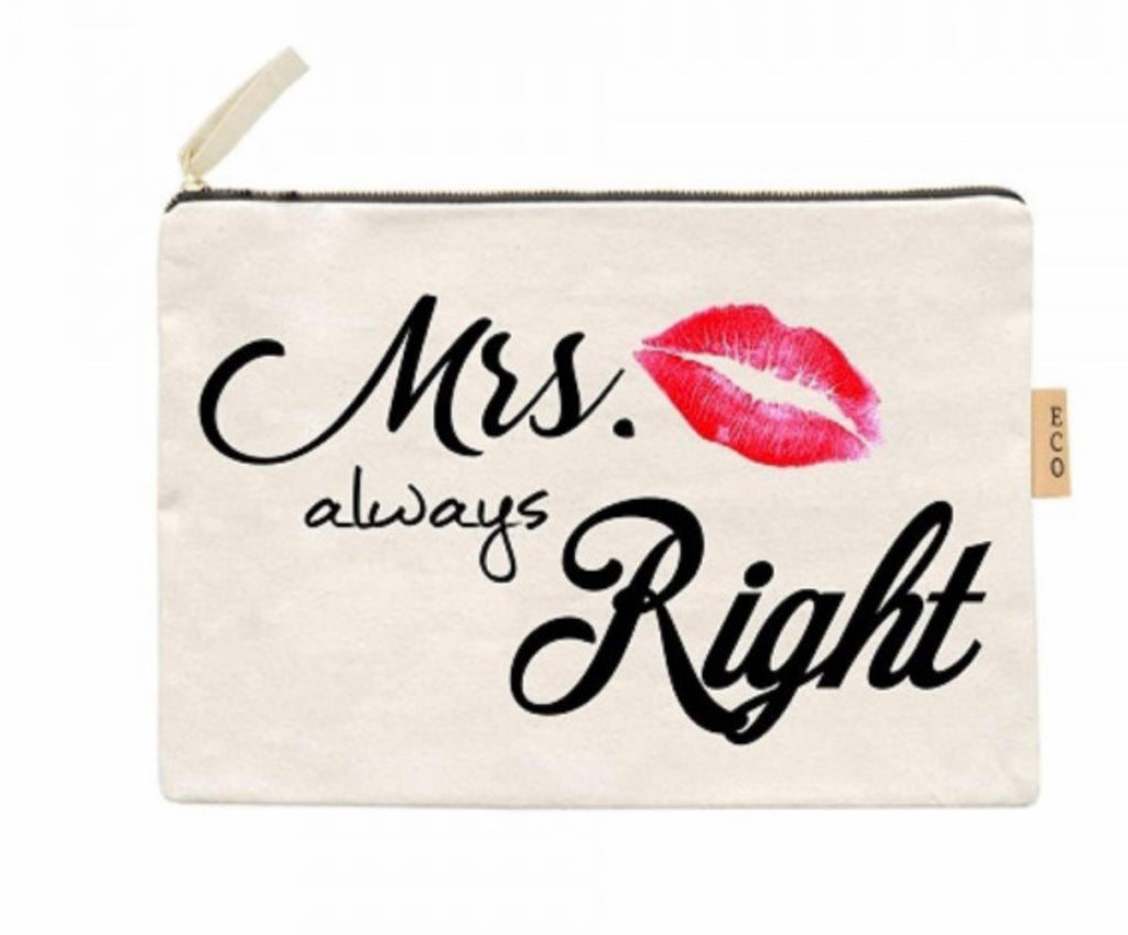 Mrs zipper pouch