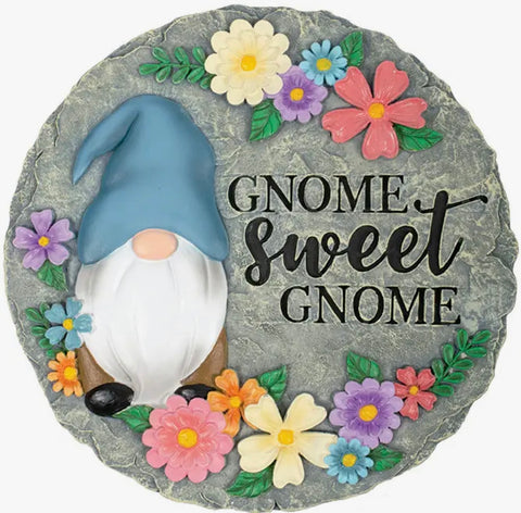 Gnome Sweet Gnome Garden Stone