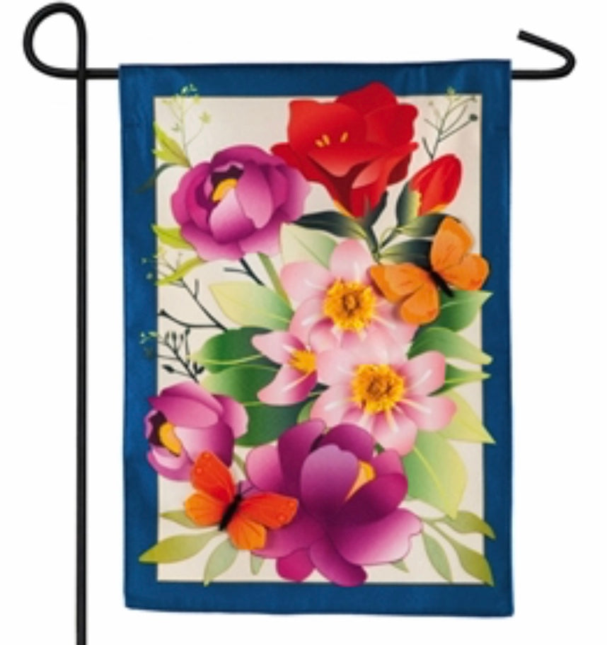 Summer Floral Garden Flag