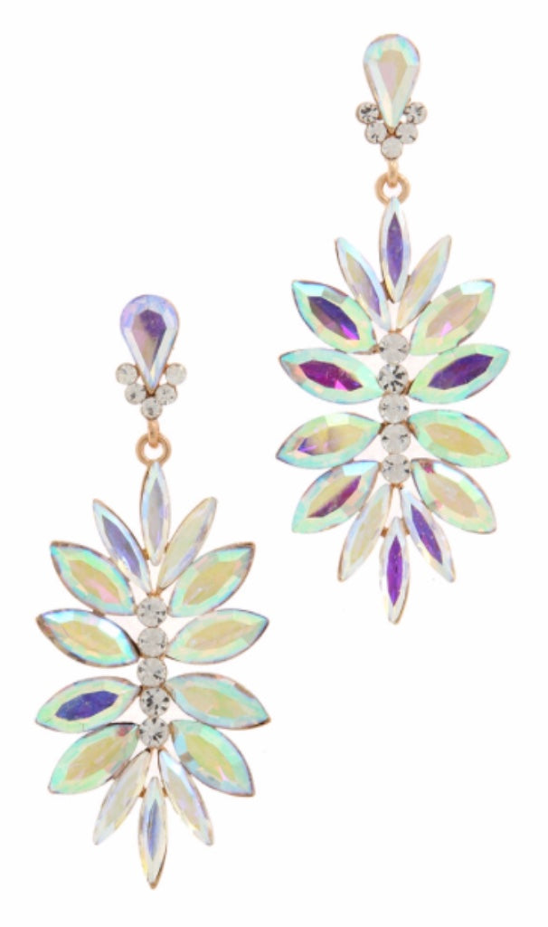 AB Designer style gold earrings