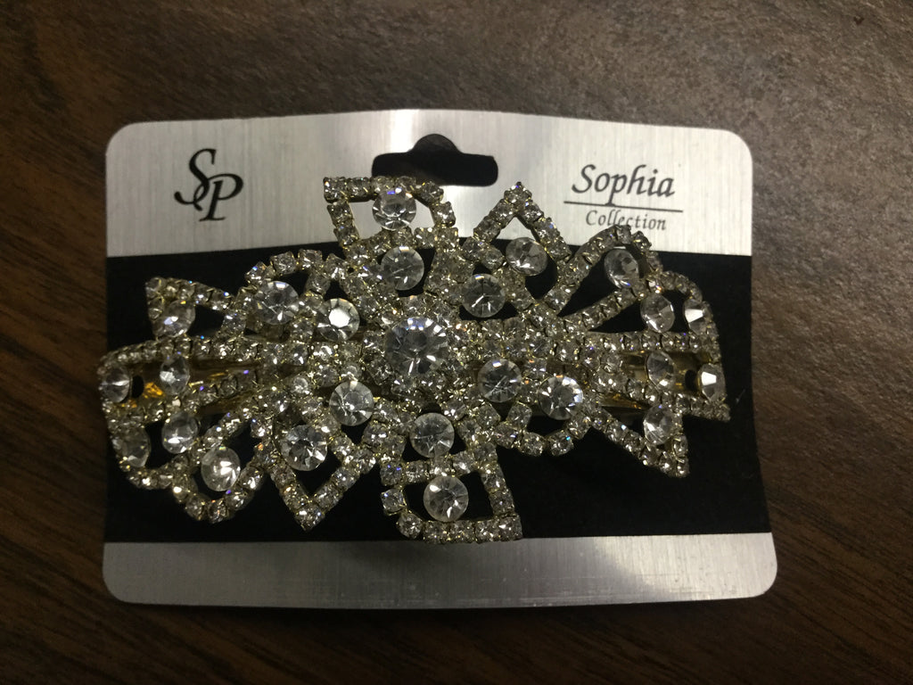 Rhinestone hair clip