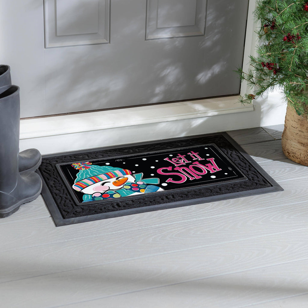 Let It SnowMan Sassafras Switch Mat