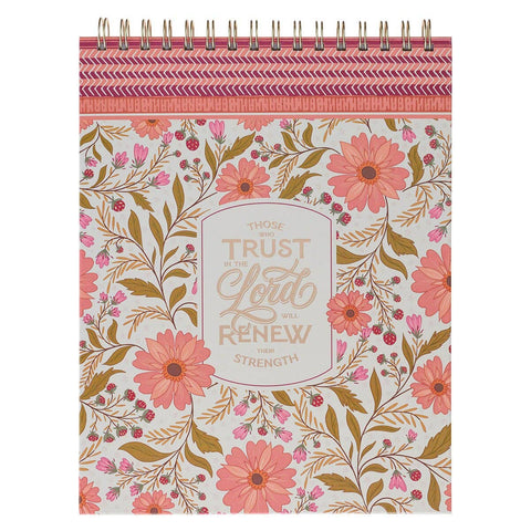 Spiral Notepad Those Who Trust In The Lord Isa. 40:31