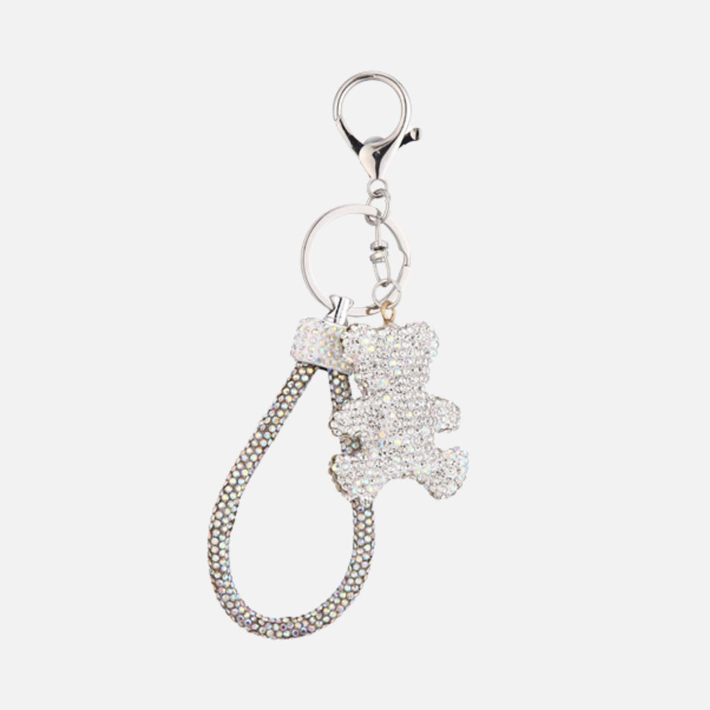 Teddy Bear Rhinestone key chain