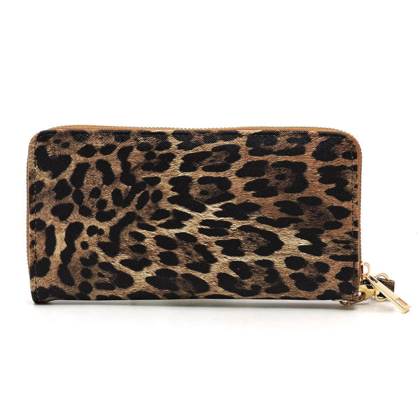 Leopard Handbag with Matching Wallet