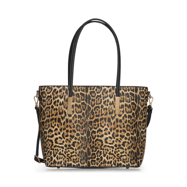 Cheetah Print Tote Handbag with Matching Wallet