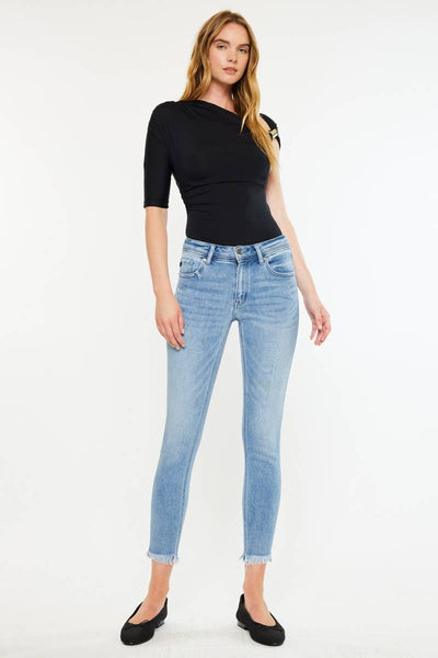 Kan Can raw hem Jean