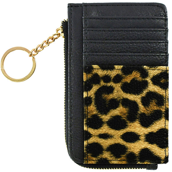 Faux Leather Card Holder Wallet