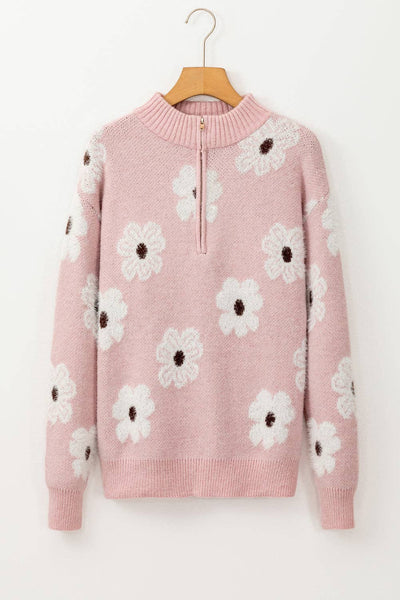 Plink Sherpa Floral Sweater