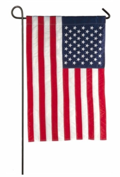 American Flag Garden Applique flag