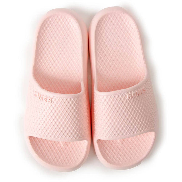 Pink Solid Slide Slippers