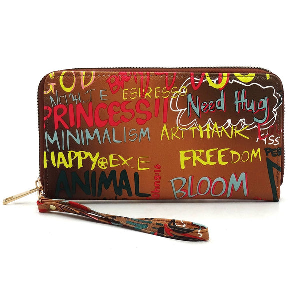 Multi Graffiti Queen Bee 2-in-1 Handbag