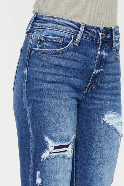 Ankle Skinny Cuff Jeans