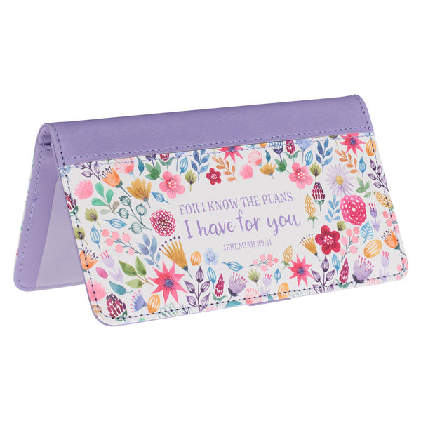 For I Know the Plans I Have For You Two-Toned Faux Leather C